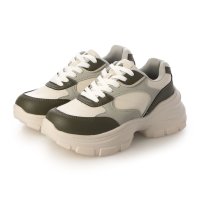 moz/モズ moz レディース スニーカー 厚底 ダッドシューズ 2405 (ホワイト)/506885015