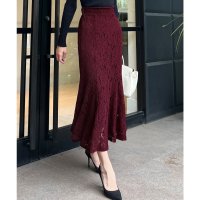 KOBE LETTUCE/コウベレタス KOBE LETTUCE [ 岡部あゆみさんコラボ ]レーススカート[選べる2タイプ]【マーメイド】 [M3441]/506889472