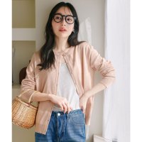 KOBE LETTUCE/コウベレタス KOBE LETTUCE UVカット*接触冷感 洗える ベーシックニットカーディガン[ 選べるネック ] 【Uネック】 [C6886]/506901694