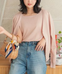 KOBE LETTUCE/コウベレタス KOBE LETTUCE UVカット*接触冷感 洗える ベーシックニットカーディガン[ 選べるネック ] 【Vネック】[C6886]/506901695