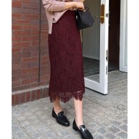 KOBE LETTUCE/コウベレタス KOBE LETTUCE [ 岡部あゆみさんコラボ ]レーススカート[選べる2タイプ]【タイト】 [M3441]/506901789