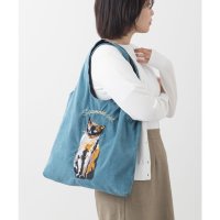 Jubilee/ジュビリー Jubilee アニマル刺繍 コーデュロイ トートバッグ 犬 ネコ/506922102