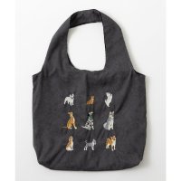 Jubilee/ジュビリー Jubilee アニマル刺繍 コーデュロイ トートバッグ 犬 ネコ/506922102