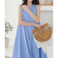 KOBE LETTUCE/コウベレタス KOBE LETTUCE シワになりにくい Aラインコットンタッチワンピース [E3264]/506926153