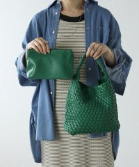 GUSCIO/グッシオ GUSCIO PUレザーメッシュミニトート ワンハンドル ポーチ付/507005086