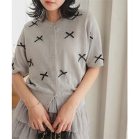KOBE LETTUCE/コウベレタス KOBE LETTUCE リボン付きサマーニットカーディガン [C7134]/507006381