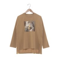 BRODIAEA/ブローディア BRODIAEA フォトプリントダンボールプルオーバー/507010578