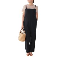 KOBE LETTUCE/コウベレタス KOBE LETTUCE [ ストレッチ×ノーアイロン ] 細見えストレッチキャミサロペット [E3388]/507015876