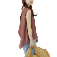 KOBE LETTUCE/コウベレタス KOBE LETTUCE [ 田中亜希子さんコラボ ] ワッシャーバックディテールトップス [C6969]/507035414