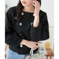 KOBE LETTUCE/コウベレタス KOBE LETTUCE ボリュームスリーブショート丈ツイードジャケット [K1294]/507035520