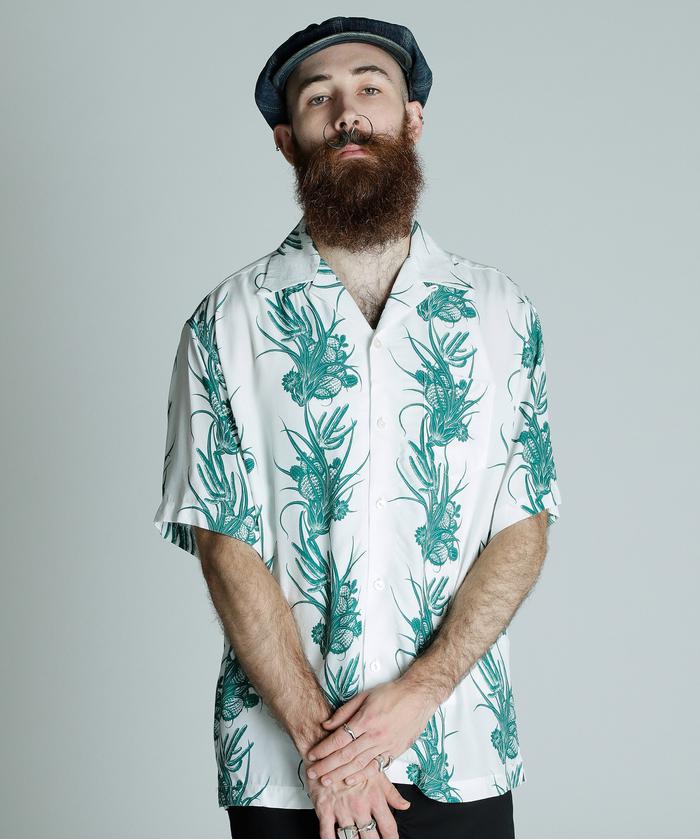 RAYON SHIRT CACTUS/レーヨンシャツ カクタス(507043132