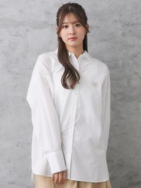 RETRO GIRL/レトロガール RETRO GIRL 胸刺繍BIGシャツ/507047809