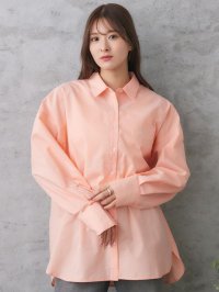 RETRO GIRL/レトロガール RETRO GIRL 胸刺繍BIGシャツ/507047809