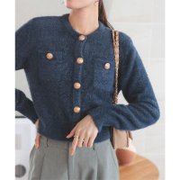 KOBE LETTUCE/コウベレタス KOBE LETTUCE シャギーラメニットショートカーディガン [C7025]/507048308
