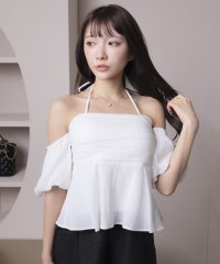 LIP SERVICE/リップサービス LIP SERVICE バストギャザーオフショルトップス/507084175