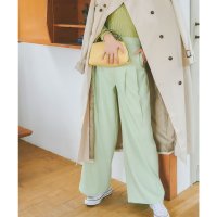 KOBE LETTUCE/コウベレタス KOBE LETTUCE カラーストレートワイドタックパンツ【トール】 [M4026]/507085138