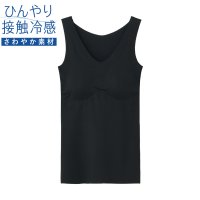 KIREILABO/キレイラボ KIREILABO 【接触冷感】パッド付 ラン型インナー 縫い目がなくて低刺激＆ひんやり接触冷感/507085866