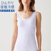 KIREILABO/キレイラボ KIREILABO 【接触冷感】パッド付 ラン型インナー 縫い目がなくて低刺激＆ひんやり接触冷感/507085866