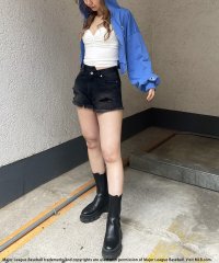 BACK TO THE FIELD (BTTF)/バック トゥー ザ フィールド （ビーティーティーエフ） BACK TO THE FIELD (BTTF) 【MLB】ロゴ刺繍コンパクトZIPパーカー/507086021