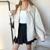 non-hedge/ノンヘッジ non－hedge 合皮ビッグジャケット/507087066