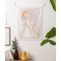 Jubilee/ジュビリー Jubilee アルフォンスミュシャ ファブリックポスター 壁掛け タペストリー/507098966
