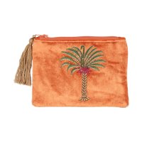 KANKAN/カンカン KANKAN ベロア刺繍ポーチS/507099090