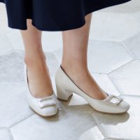 HIMIKO/ヒミコ 卑弥呼 スクエアバックルデザインパンプス/621105/507101199