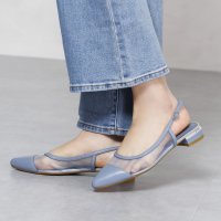 HIMIKO/ヒミコ 卑弥呼 【WEB限定デザイン】チュールバックベルトパンプス/621152/507101251