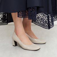 HIMIKO/ヒミコ 卑弥呼 ワイドスクエアトゥヒールパンプス/631303/507101689