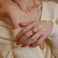 styiro/スタイロ styiro Silver シルバー リング フリーサイズ/507108905