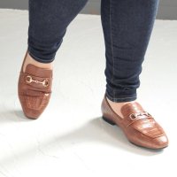 masyugirl/マシュガール masyugirl 【4E幅広・大きいサイズ】スクエアトゥのビット付きローファー/507110119