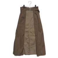STYLEBLOCK/スタイルブロック STYLEBLOCK 綿ツイル配色タックスカート/507129372