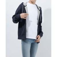 STYLEBLOCK/スタイルブロック STYLEBLOCK TCポンチ裏ボーダーZIPパーカー/507129583
