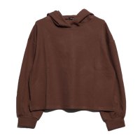 STYLEBLOCK/スタイルブロック STYLEBLOCK とろみ素材ダブルフェイスジャージーショート丈パーカー/507131232