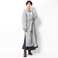 STYLEBLOCK/スタイルブロック STYLEBLOCK ビッググレンチェック柄ドロップショルダーガウンコート/507131249