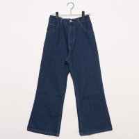 STYLEBLOCK/スタイルブロック STYLEBLOCK デニムクロップドソフトベルボトムパンツ/507133170