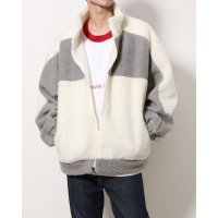 STYLEBLOCK/スタイルブロック STYLEBLOCK ビッグシルエットボア切り替えブルゾン/507134340