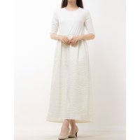 STYLEBLOCK/スタイルブロック STYLEBLOCK リブ×ふくれジャガードドッキングワンピース/507135417