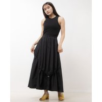 STYLEBLOCK/スタイルブロック STYLEBLOCK リブ×ワッシャータフタドッキングワンピース/507135427