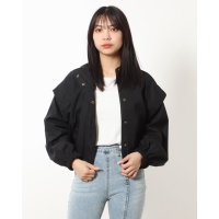 STYLEBLOCK/スタイルブロック STYLEBLOCK シャークスキンボリュームスリーブショート丈マウンテンパーカー/507135733