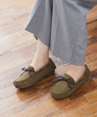 mooimooi/モーイモーイ mooimooi 撥水リボン甲深モカシン/507162262