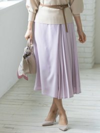 12Twelve Agenda/プリーツ切替ラップ風パンツ/507163334