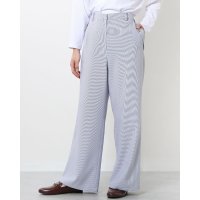 BAZAINE/バゼーヌ BAZAINE サッカーストライプワイドパンツ/507166798