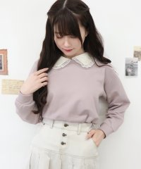 F.i.n.t/フィント F i.n.t ヴィンテージサテン衿付きスウェットプルオーバー/507167460