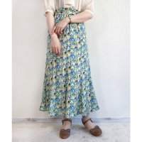 F.i.n.t/フィント F i.n.t 【F&A】ペイントチューリップ柄マーメイドスカート【洗える】/507167539
