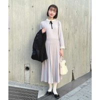 an another angelus/アンアナザーアンジェラス an another angelus シアーダブルカラーニットワンピース【洗える】(Fi.n.t)/507167972