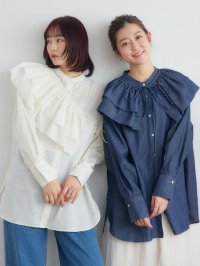 RETRO GIRL/レトロガール RETRO GIRL 2wayフリルSETチュニック/507168277