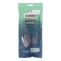 GIO&GIA/ジオアンドジア GIO&GIA 柳葉型 不織布 立体マスク 10枚入り 口紅付きにくい 4層構造 大人用 男女兼用 ウィルス対策 花粉 飛沫 韓国ファッション【/507170818
