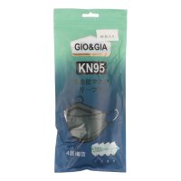 GIO&GIA/ジオアンドジア GIO&GIA 柳葉型 不織布 立体マスク 10枚入り 口紅付きにくい 4層構造 大人用 男女兼用 ウィルス対策 花粉 飛沫 韓国ファッション【/507170818