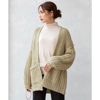 KOBE LETTUCE/コウベレタス KOBE LETTUCE ざっくり編みゆったりニットカーディガン [C5870]/507171067